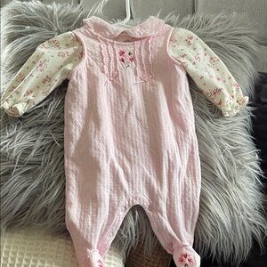 Floral Pink Kids One Piece